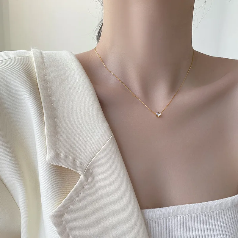 Elara Zircon Necklace