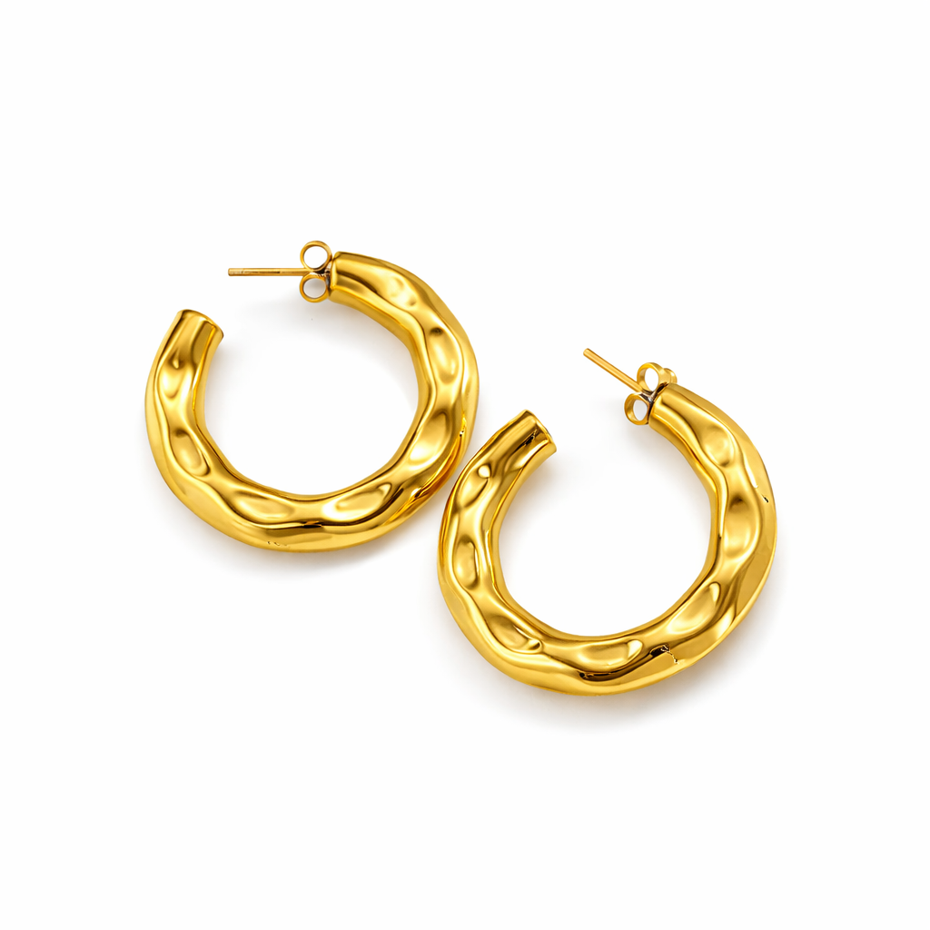 Selene Texture Hoops