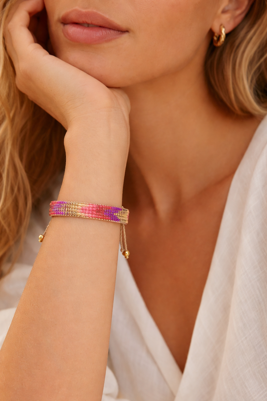 Flora Bracelet Berry Bloom