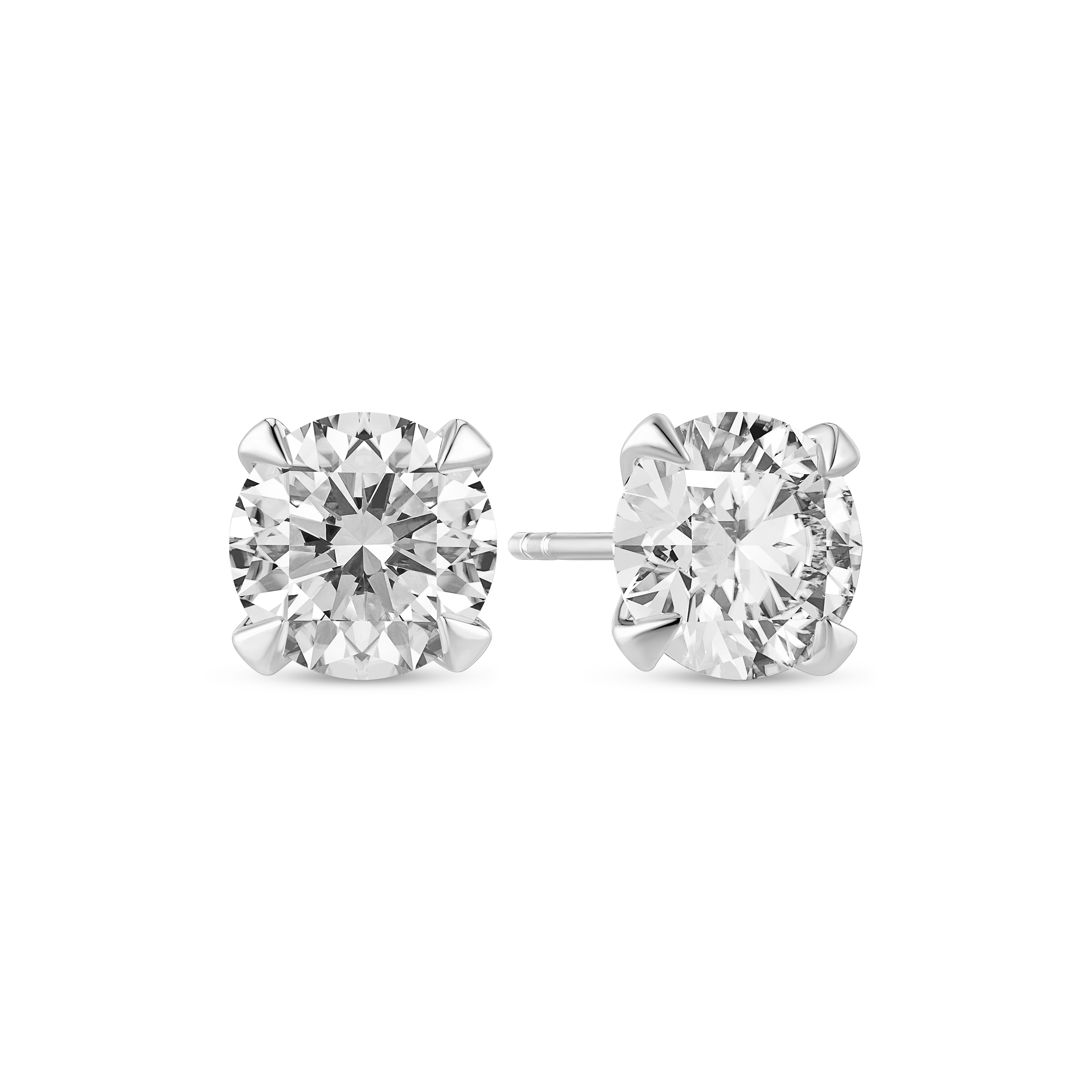 Venice Grande Earrings 1.50 ct - Silberfarbe, Weiß