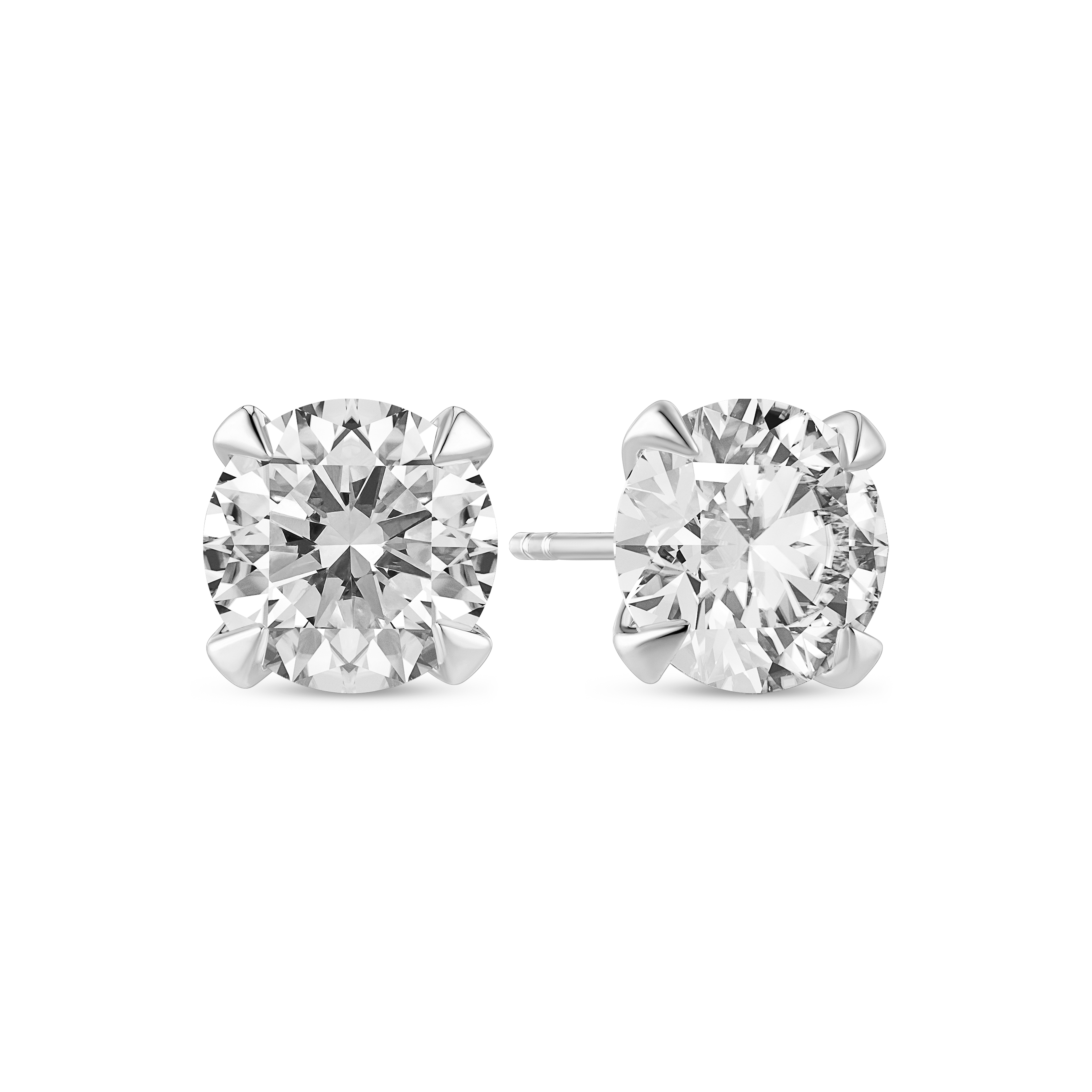 Venice Grande Earrings 2.00 ct - Silberfarbe, Weiß