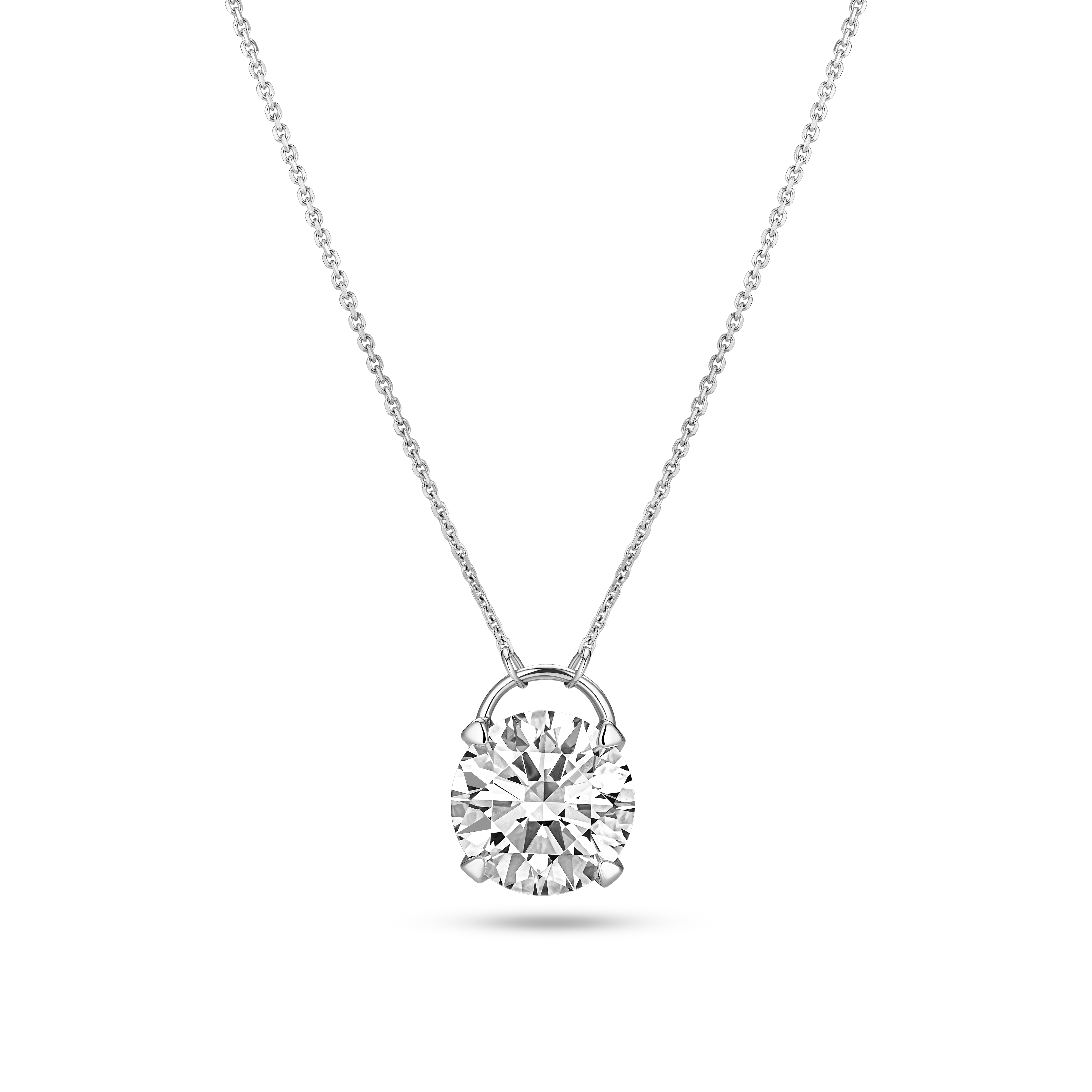 Venice Necklace 2.00 ct - Sølv farge, Hvit