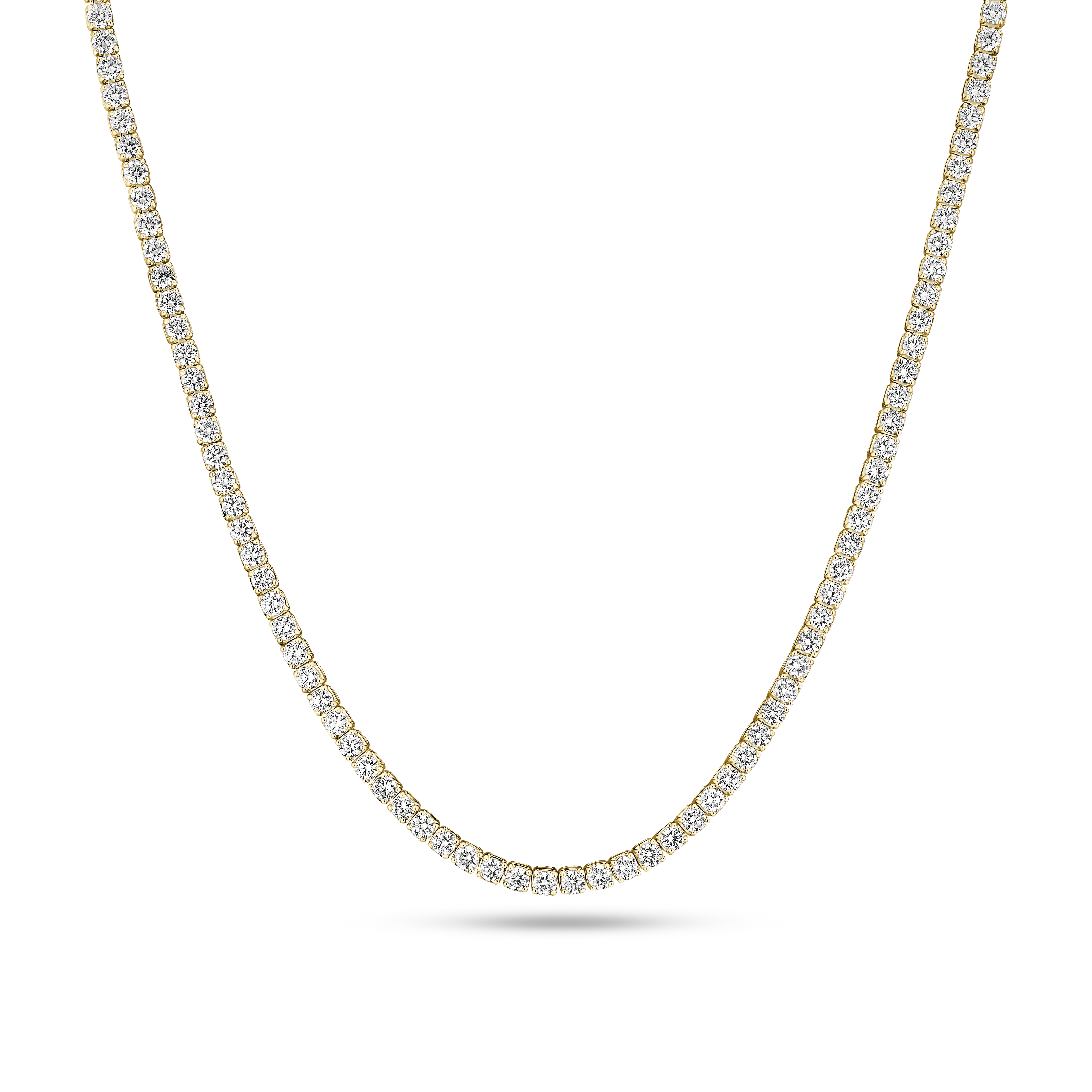 Diamante Necklace 14.88 ct - Goldfarben, Weiß