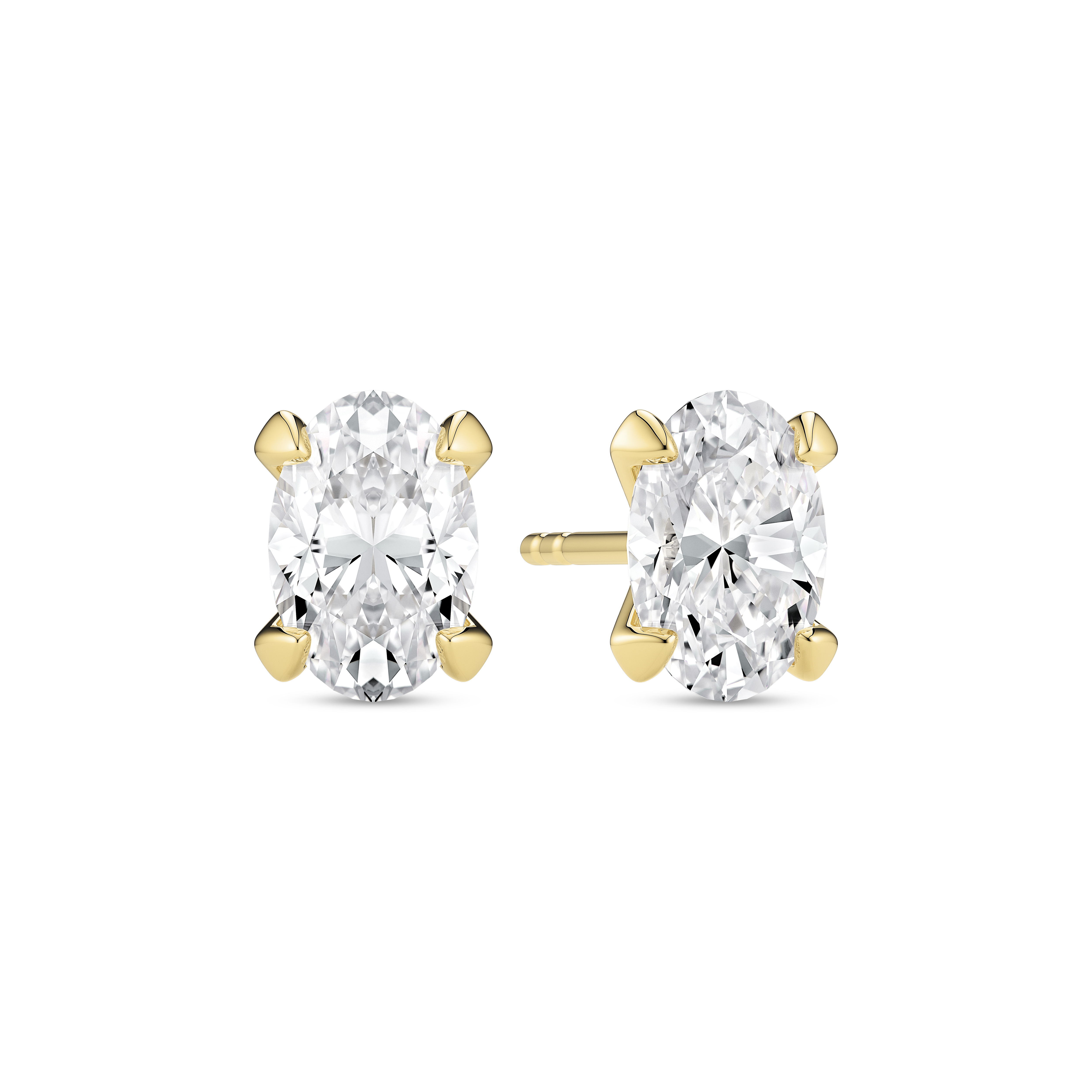 Grace Ovale Earrings 1.00 ct