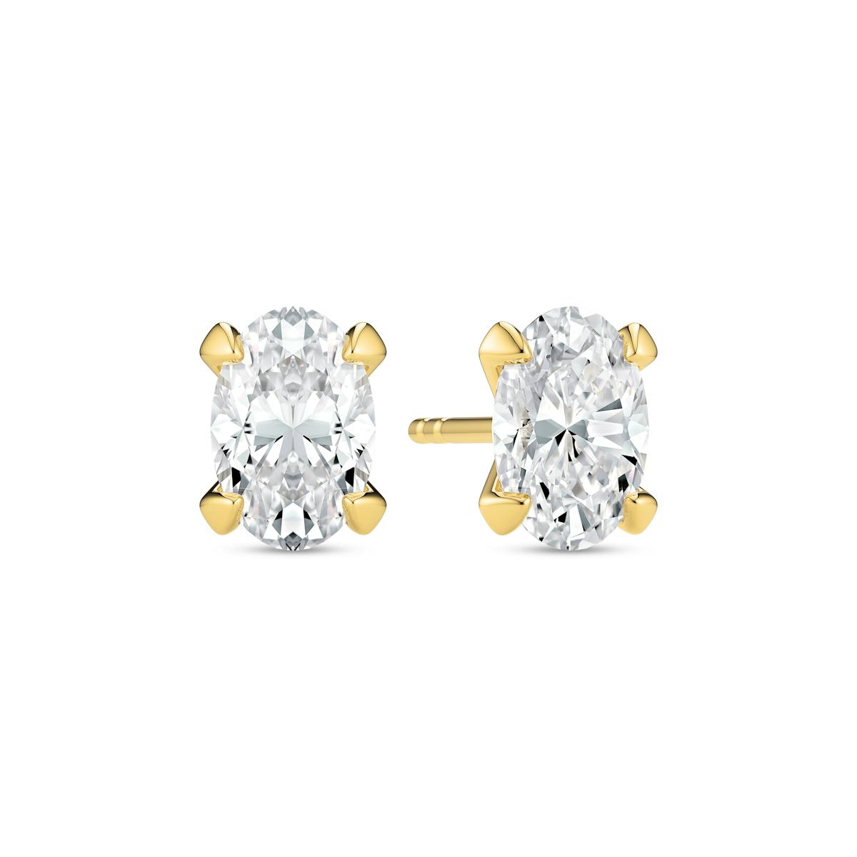 Grace Ovale Earrings 1.00 ct