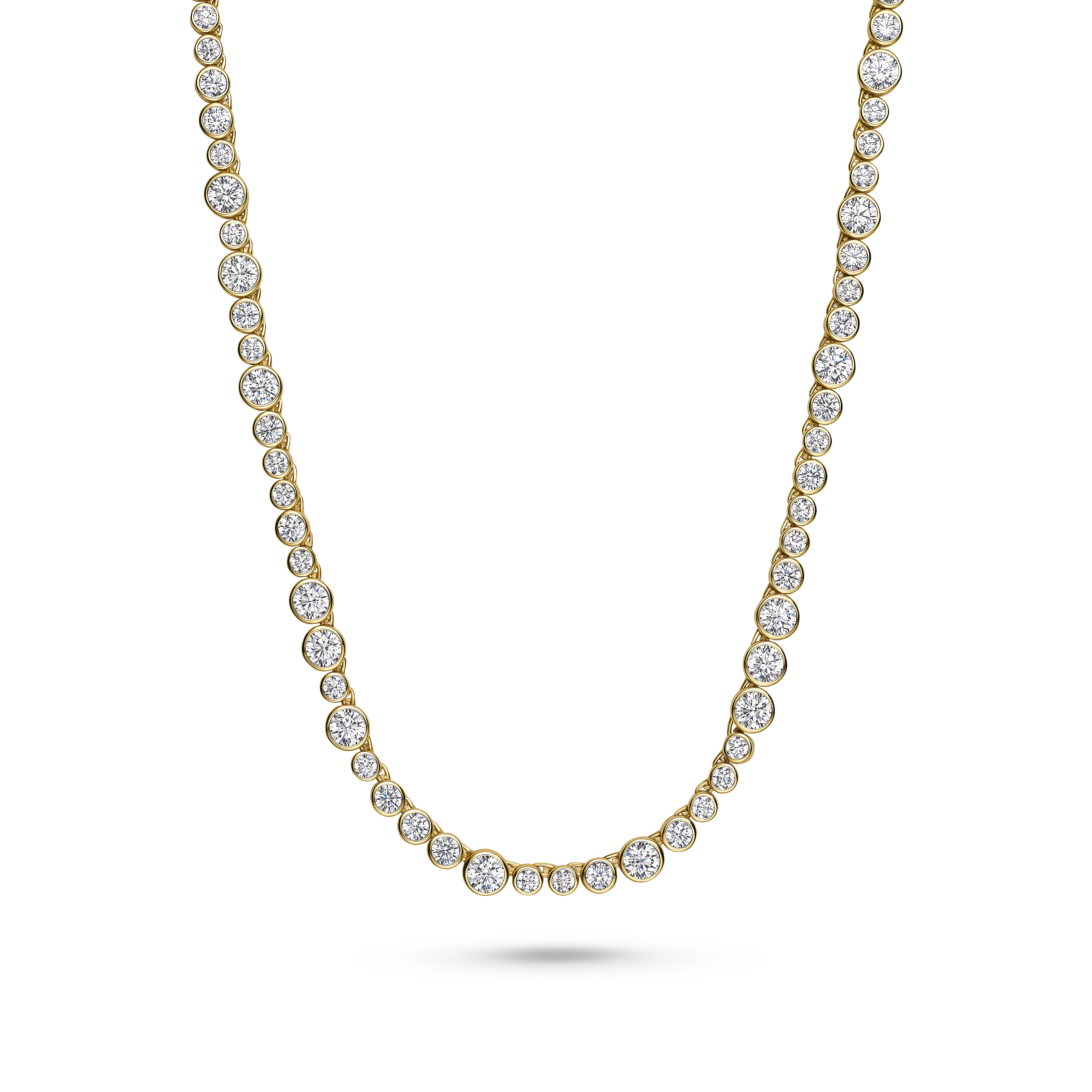 Sardinien Altro Necklace - Guld farve, Hvid