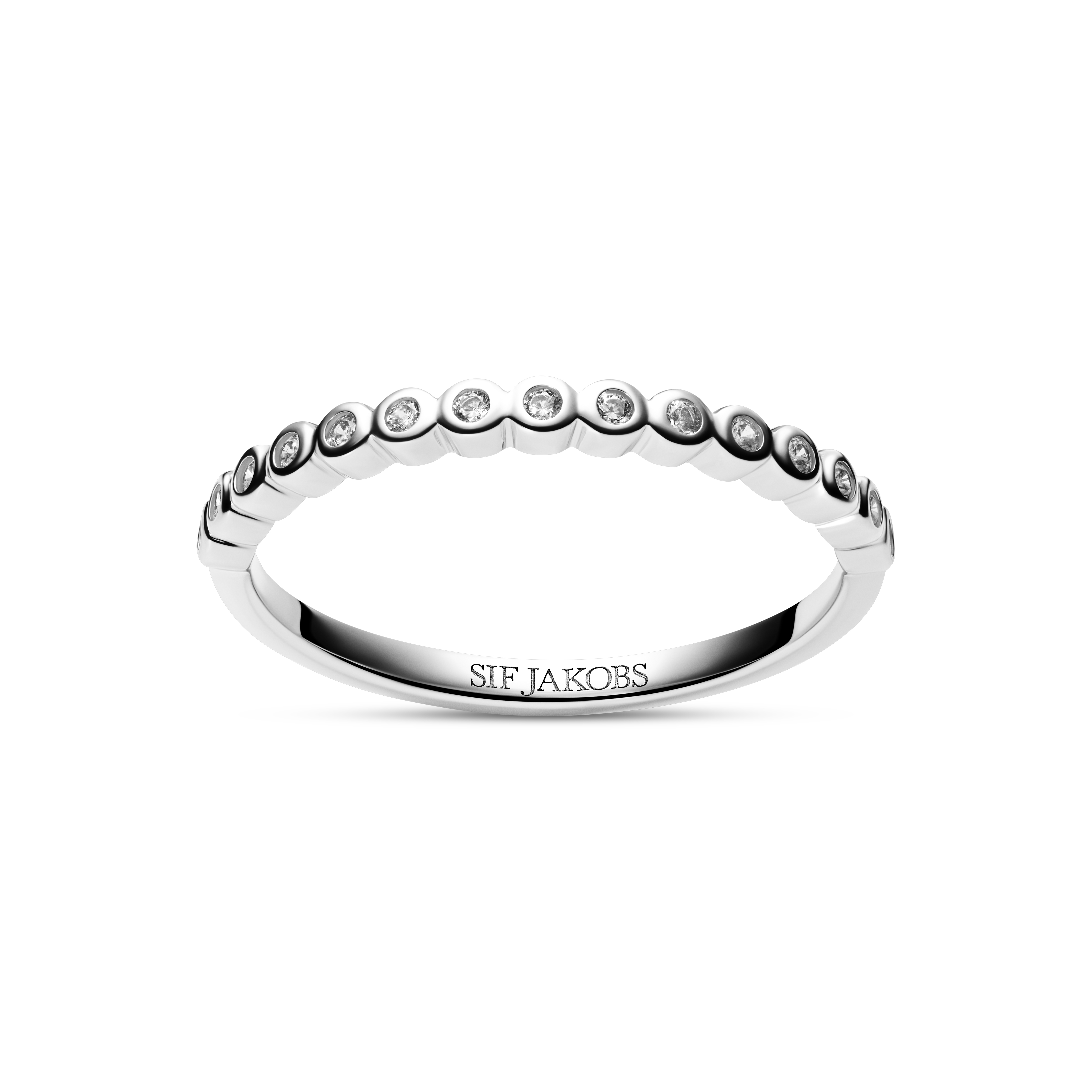 Sarzana Ring - Silver color, White