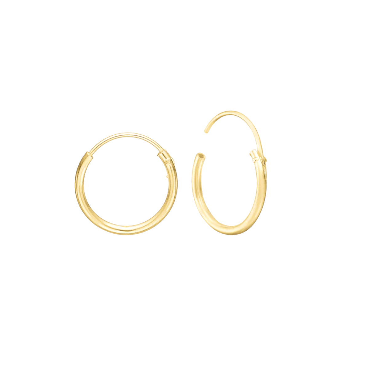 Creoles, 1.2 x 14 mm