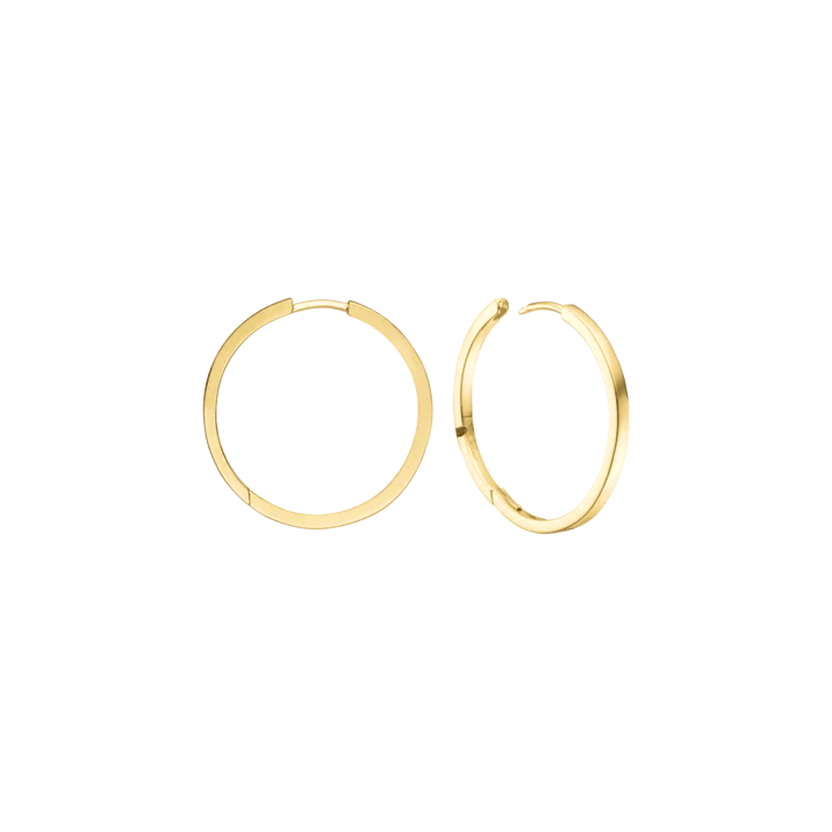 Creoles, 1.9 x 16.5 mm