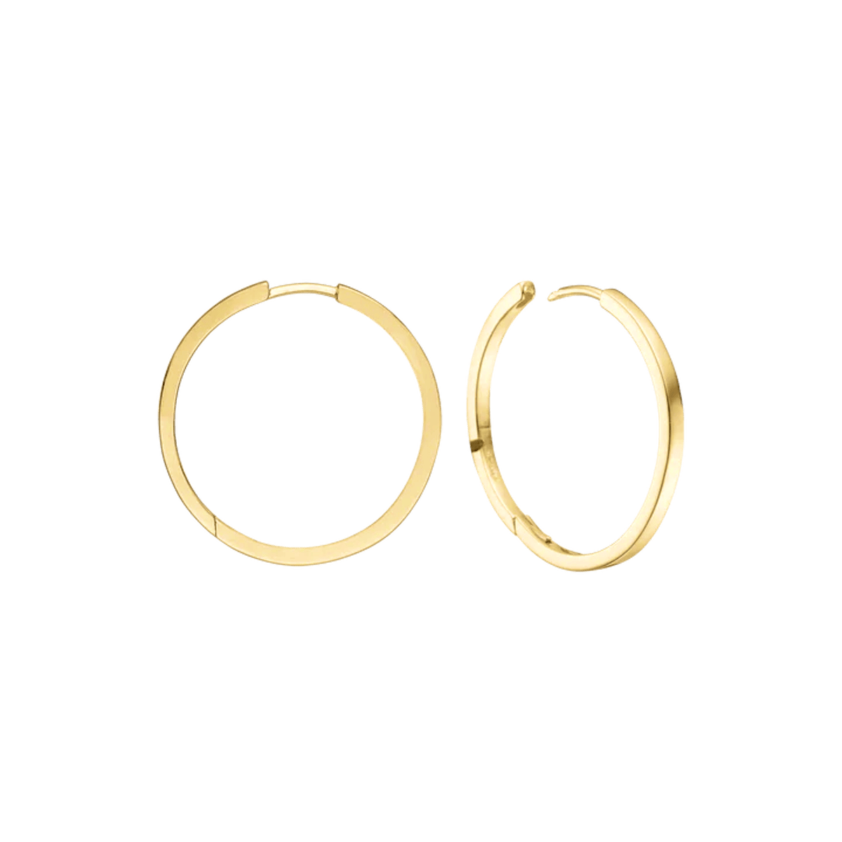 Creoles, 1.9 x 20 mm