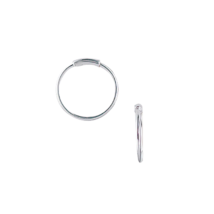 Creoles, 1 x 15.5 mm