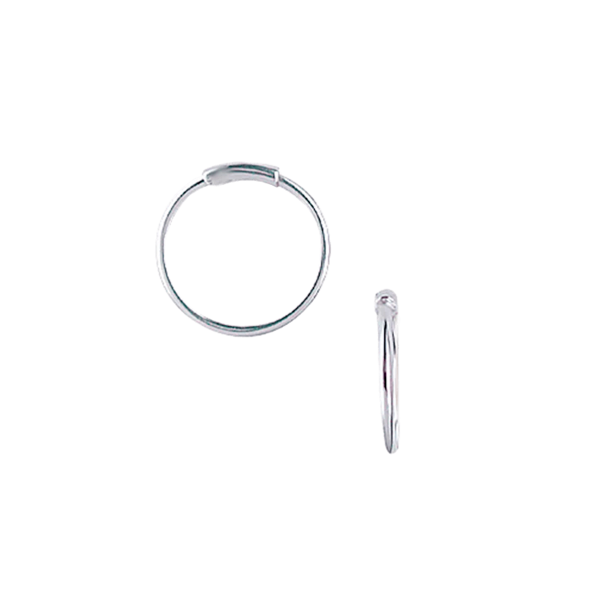 Creoles, 1 x 15.5 mm