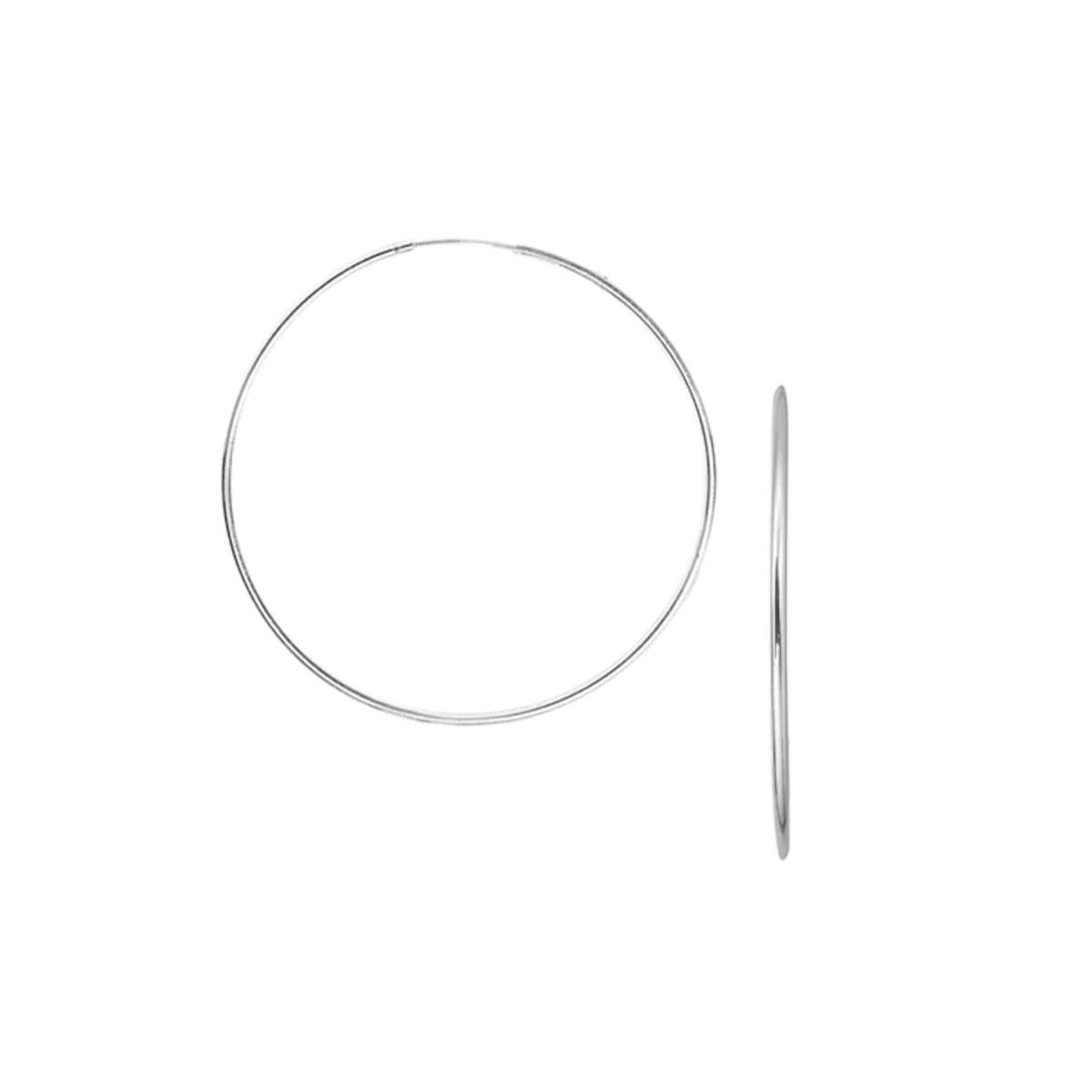 Creoles, 1.2 x 40 mm