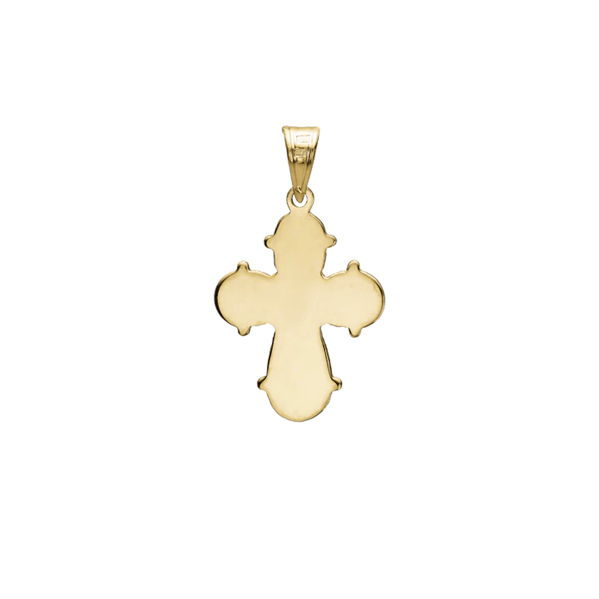 Dagmarkors Pendant, Smooth Back, 17 x 20.5 mm, 8kt