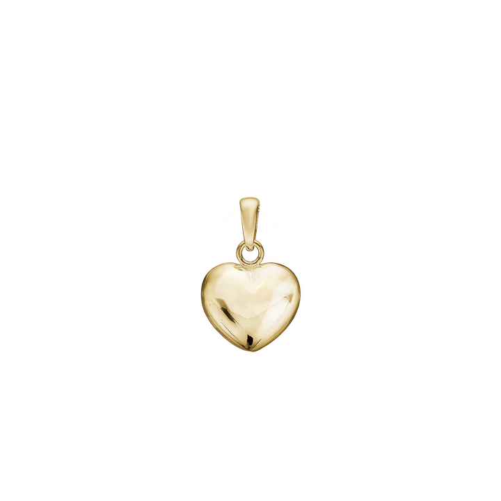 Heart Pendant, 10.5 x 12 mm, 14kt
