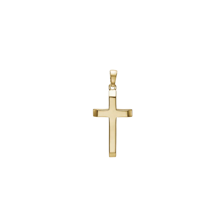 Cross Pendant, 10 x 15 mm, 14kt