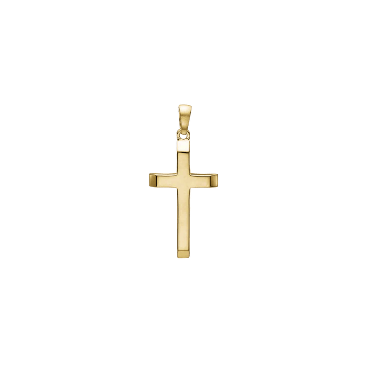 Cross Pendant, 11.5 x 18 mm, 8kt