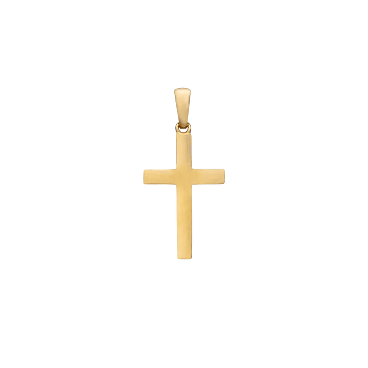 Cross Pendant, 13 x 19.5 mm, 14kt