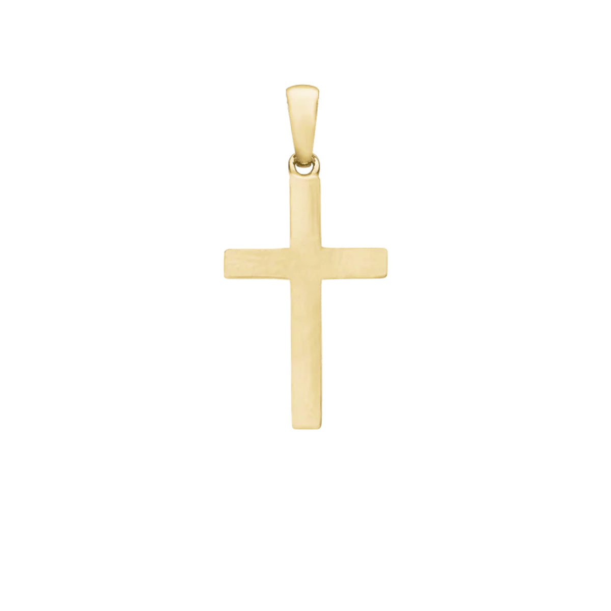 Cross Pendant, 16 x 24.5 mm, 8kt