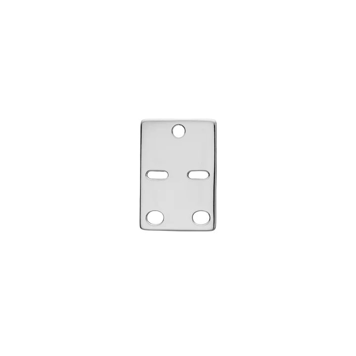 Nameplate Pendant, 18.5 x 26 mm