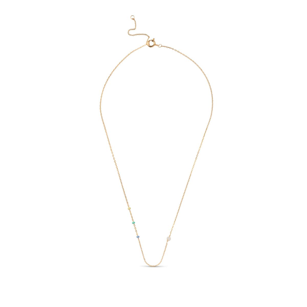 Lola Simple Necklace - Citrus Sky