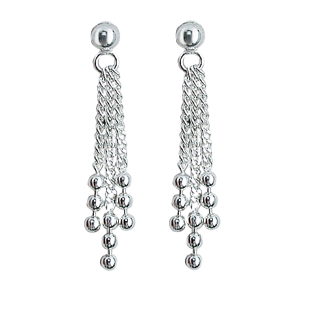 Ball Chain Drop Earrings