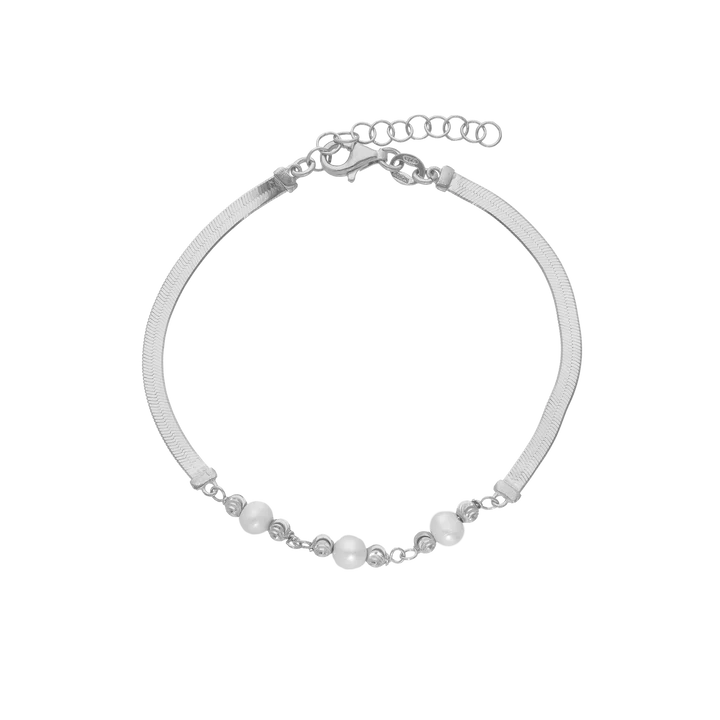 Panzer & Freshwater Pearl Bracelet