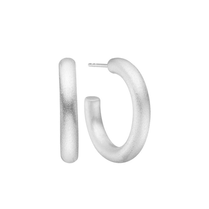 Satin Matte Drop Earrings