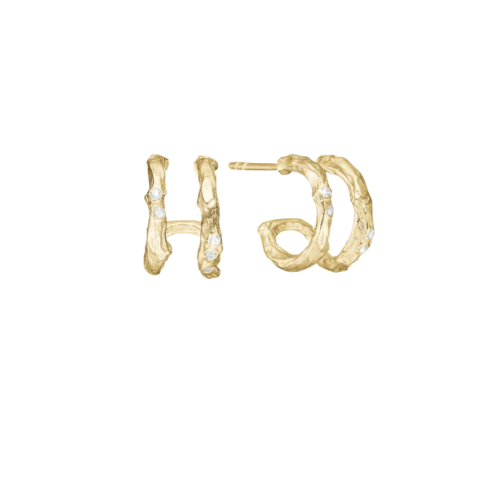 Forest Hoop Earrings