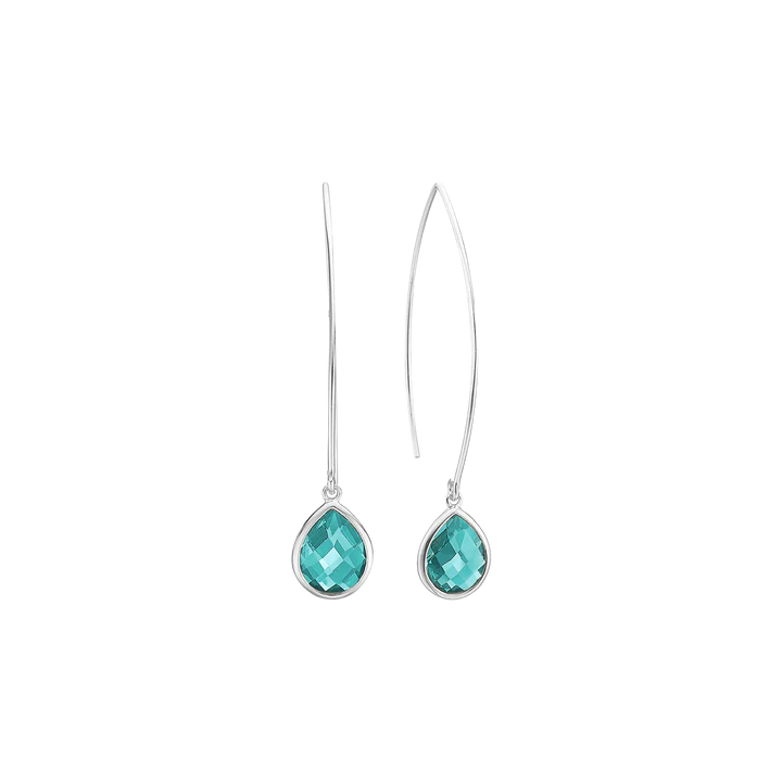 Blue Drop Earrings
