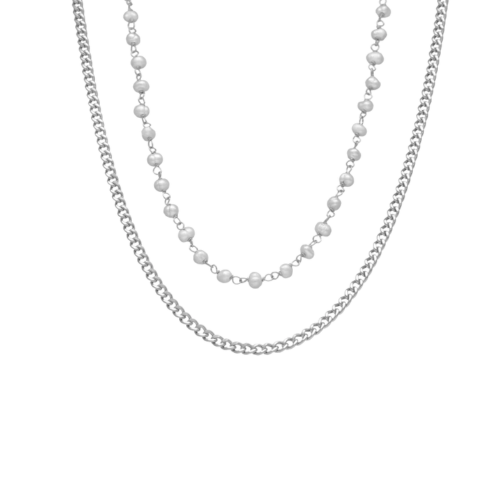 Double Freshwater Pearl Necklace