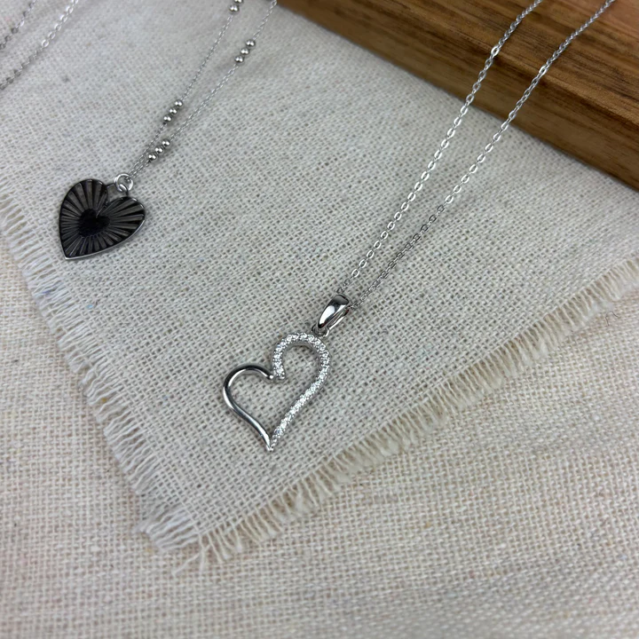 Heart Cubic Zirconia Pendant Necklace