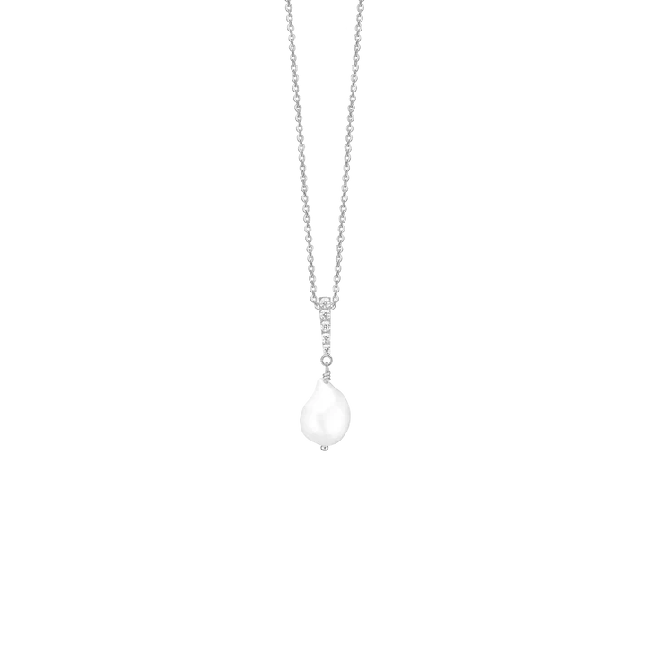 Sparkling Pearls Pendant Necklace