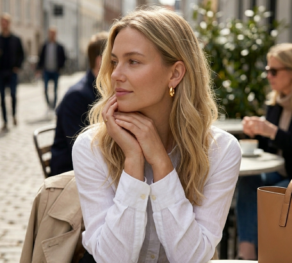 Ayo Copenhagen Cleo Oval Hoops — Korvakorut