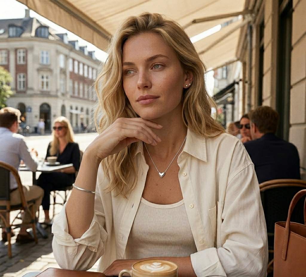 Ayo Copenhagen Ava Heart Necklace — Kaulakoru