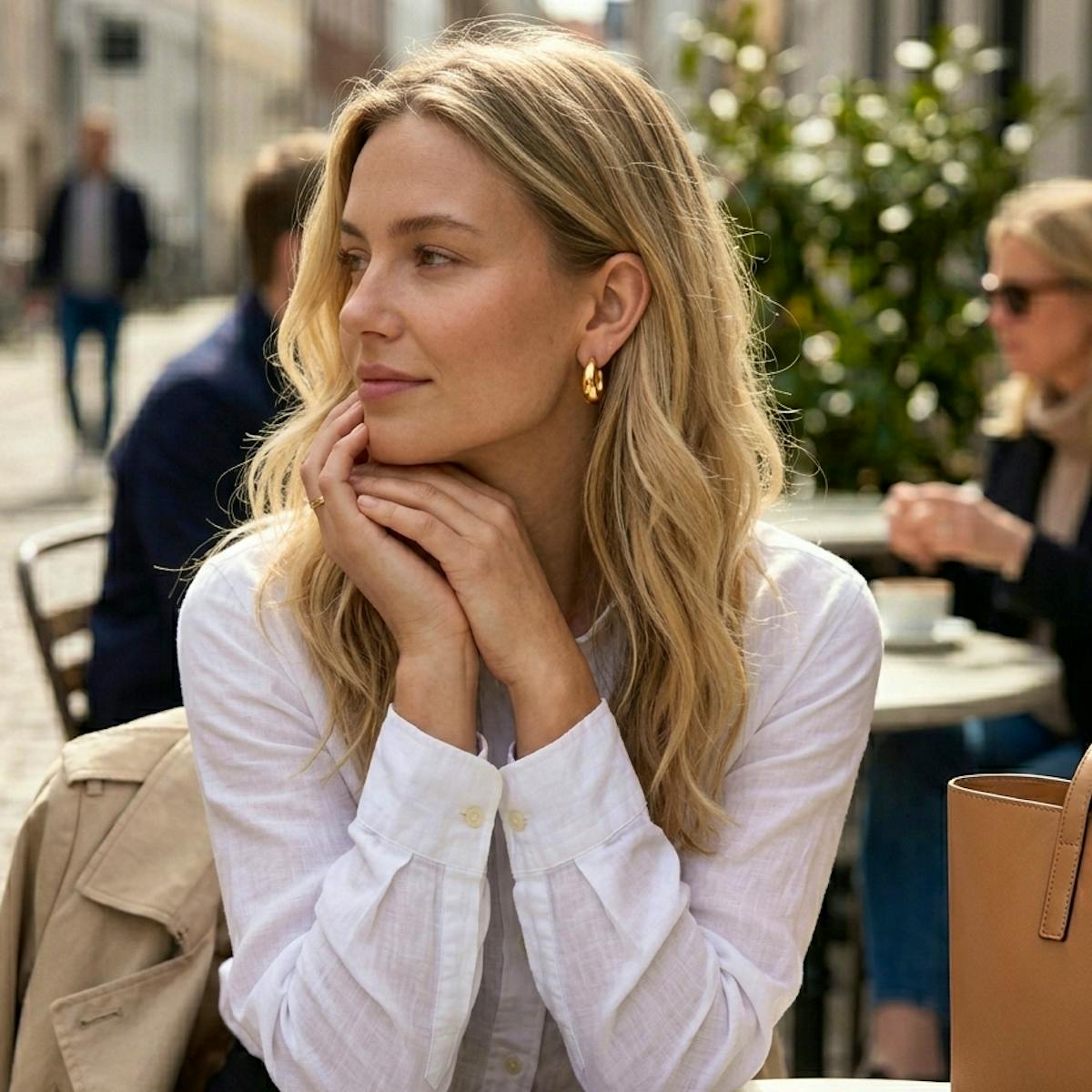 Ayo Copenhagen — Cleo Oval Hoops Ayo Copenhagen Cleo Oval Hoops — Øreringer