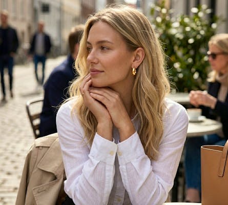 Ayo Copenhagen — Cleo Oval Hoops Ayo Copenhagen Cleo Oval Hoops — Boucle d'oreille