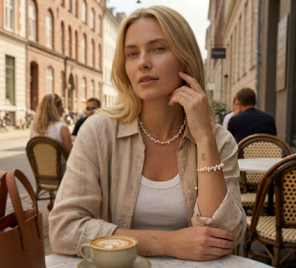 Ayo Copenhagen Ayla Pearl Bracelet — Bransoletka