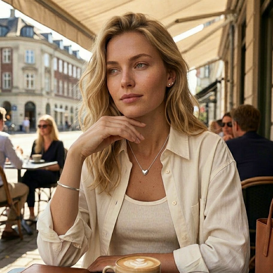 Ayo Copenhagen — Ava Heart Necklace Ayo Copenhagen Ava Heart Necklace — Halsband
