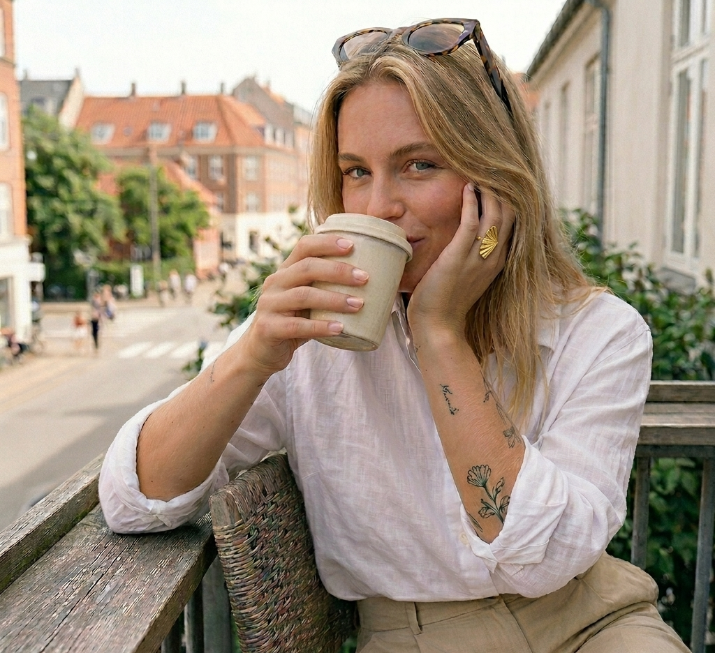 Ayo Copenhagen Aurelia Fan Ring — Pierścień