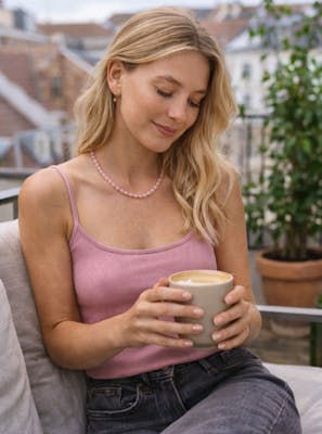 Ayo Copenhagen — Dove Crystal Beads Necklace Ayo Copenhagen Dove Crystal Beads Necklace — Halskjeder