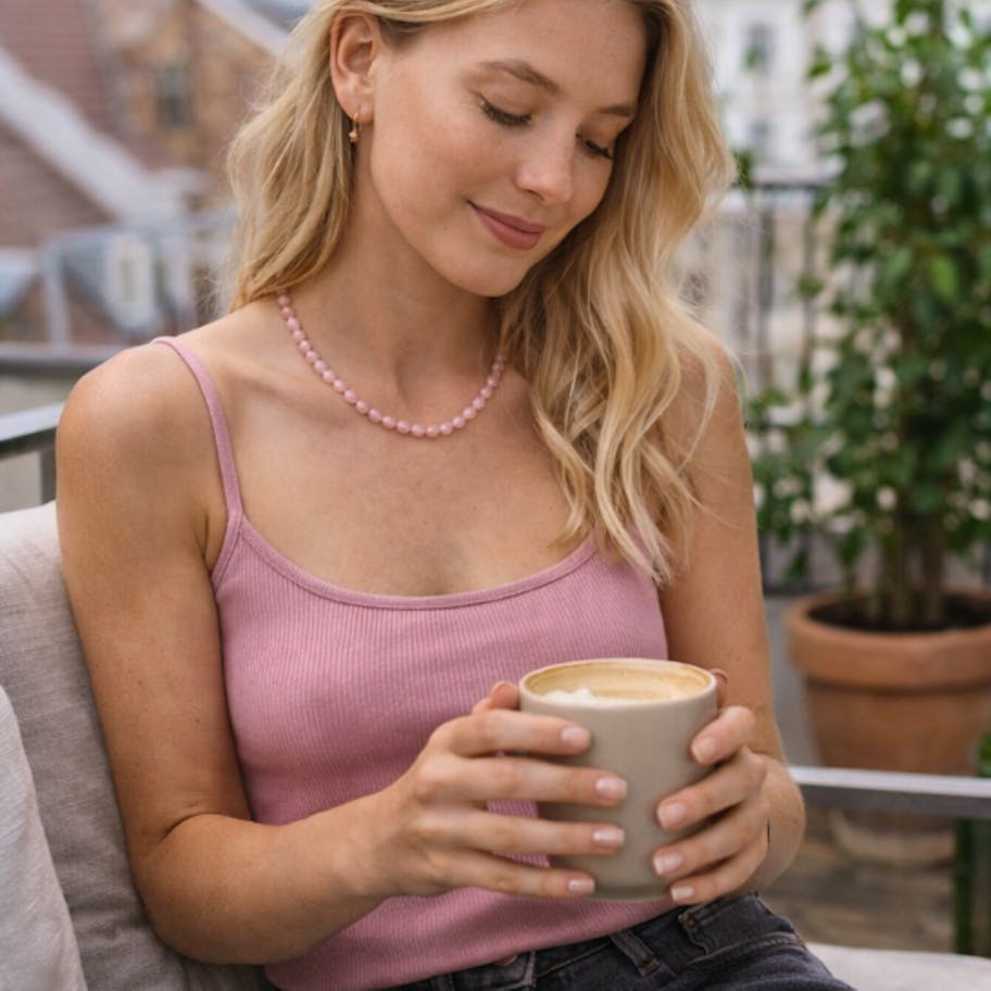 Ayo Copenhagen — Dove Crystal Beads Necklace Ayo Copenhagen Dove Crystal Beads Necklace — Halsband