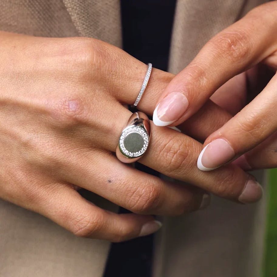 By Aagaard — Rhodium Ring with Cubic Zirconia By Aagaard Rhodium Ring with Cubic Zirconia — Ring