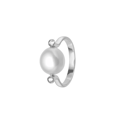 By Aagaard — Baroque Pearl Ring with 2 Cubic Zirconia By Aagaard Baroque Pearl Ring with 2 Cubic Zirconia — Ring