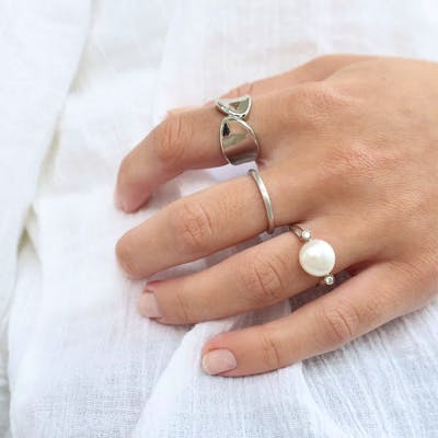 By Aagaard — Baguette Ring with 6 Cubic Zirconia By Aagaard Baguette Ring with 6 Cubic Zirconia — Ring