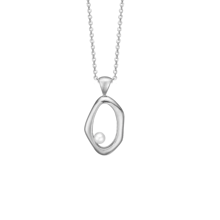 By Aagaard — Freshwater Pearl Pendant Necklace By Aagaard Freshwater Pearl Pendant Necklace — Halsband