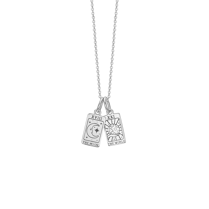 By Aagaard Moon & World Pendant Necklace — Halskæde