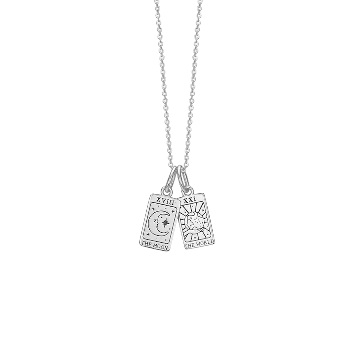 By Aagaard — Moon & World Pendant Necklace By Aagaard Moon & World Pendant Necklace — Halskette