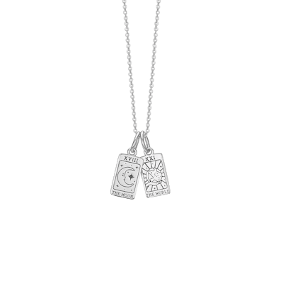 By Aagaard — Moon & World Pendant Necklace By Aagaard Moon & World Pendant Necklace — Halskæde