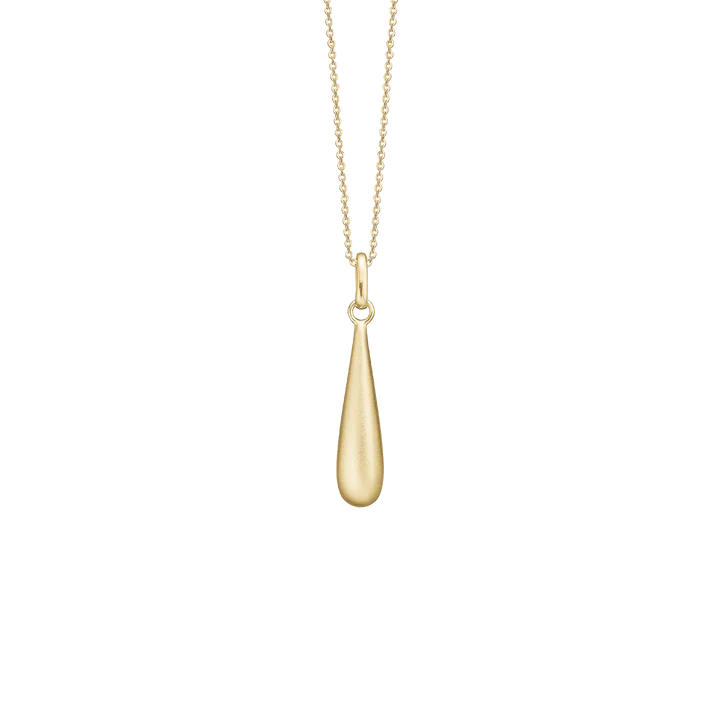 By Aagaard Sandblast Drop Pendant Necklace — Halskæde